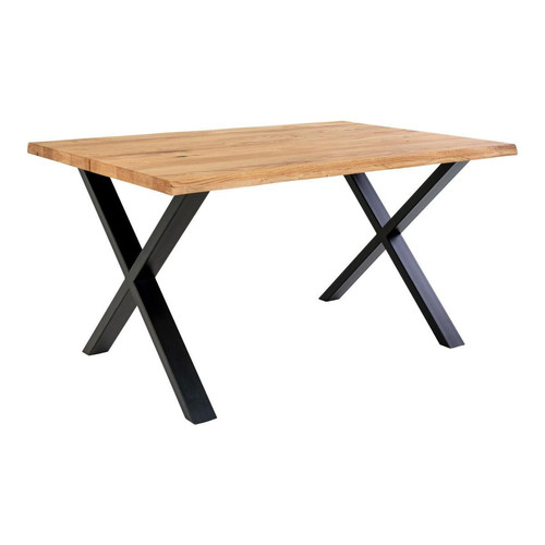 Table à Manger TOULON En Chêne Vernis 140x95xh76x4 cm - House nordic meuble deco