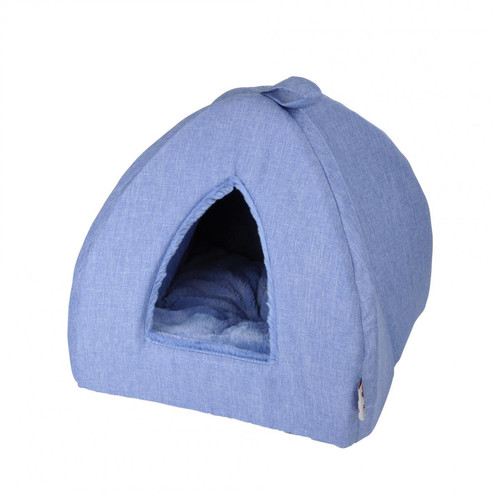 Tente Polyester 35*35*38cm Newton Bleu - Accessoires animaux