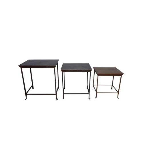 X3 Tables D'Appoint GIGOGNES - Table d appoint noire