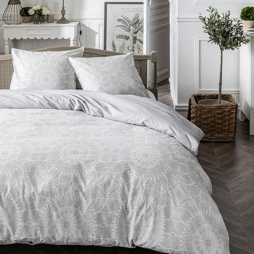 Parure de lit 2 personnes Coton Zippée sur les Côtés MAPALA Blanc - Today - Linge de lit