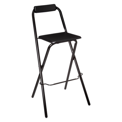 Chaise de Bar LOUNA Noir 3S. x Home  - Chaise design et tabouret design