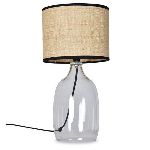 Lampe Familiale Transparente D20 H40,5Cm - Lampe a poser design