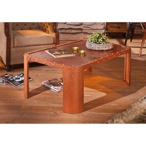 Table Basse GORMUR Cuivre 3S. x Home  - Deco style industriel