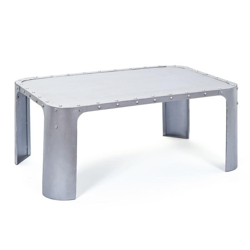 Table Basse GORMUR Antique Argenté 3S. x Home  - Table basse noir design