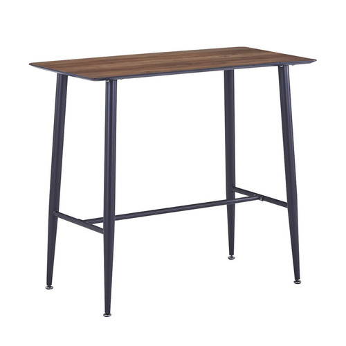 Table Mange Debout Imitation Bois 115X60X102cm - Table de bar design