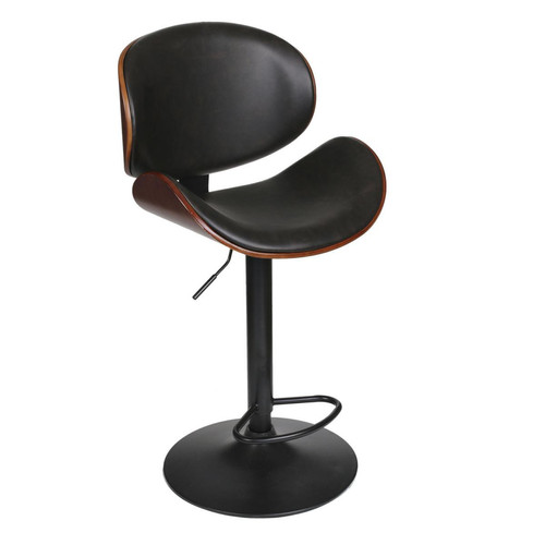 Chaise de Bar RENO 3S. x Home  - Tabouret de bar noir design