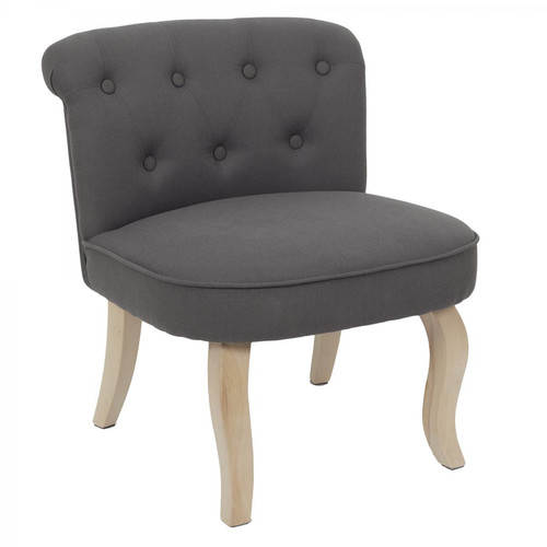 Fauteuil ELEONOR Gris - 3S. x Home - Pouf et fauteuil design