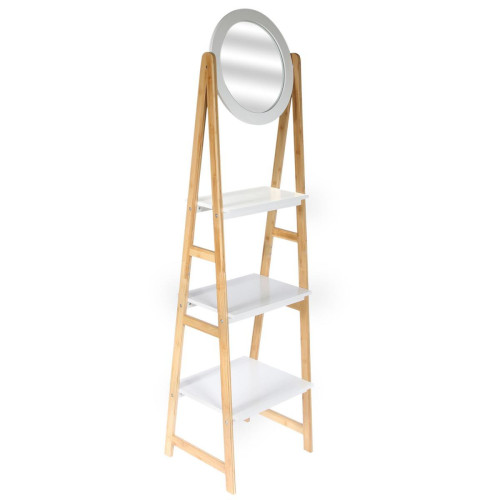 Etagère avec Miroir Copenhague - Etagere blanche design