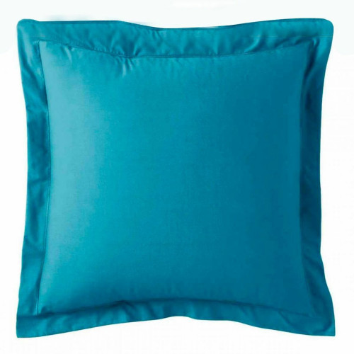 Taie d'oreiller polycoton TERTIO® - Bleu Canard - 3S. x Tertio (Nos Unis) - Promos chambre lit