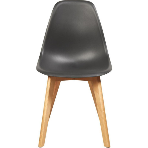 Lot de 6 Chaises Noir SACHA - 3S. x Home - Deco meuble design scandinave