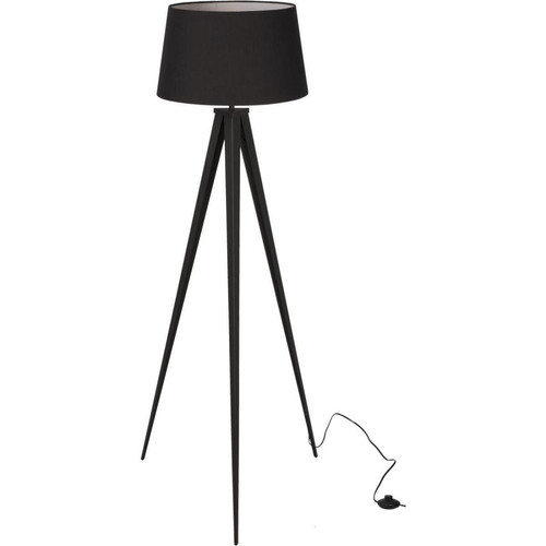Lampadaire Trépied Noir en Métal BOULIE  3S. x Home  - Lampe design
