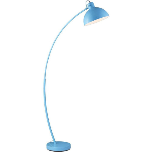 Lampadaire E27 40W Bleu en Métal ARC 3S. x Home  - Lampe design