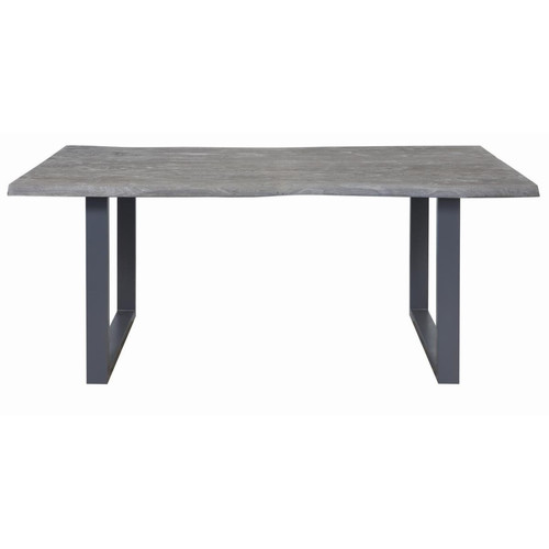 Table de repas TAJ 200x100x76 et Pieds en Métal 3S. x Home  - Table en bois design