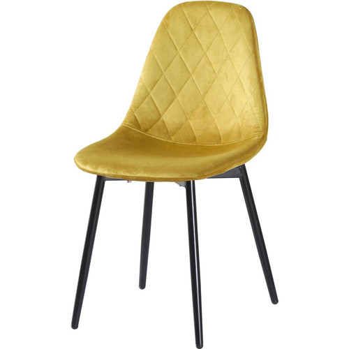 Chaise HONFLEUR Or 3S. x Home  - Chaise jaune design