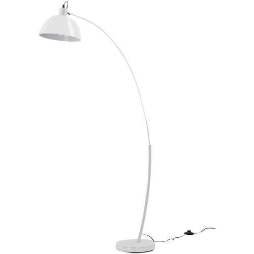 Lampadaire Arca Métal reflecteur Blanc 3S. x Home  - Lampe blanche design