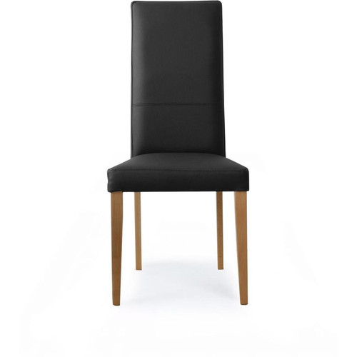 Chaise Beauty Noir & Marron 3S. x Home  - Chaise design