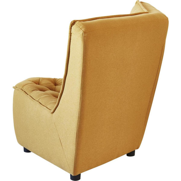 Canapé d'angle assise en tissu COLUMBO Jaune