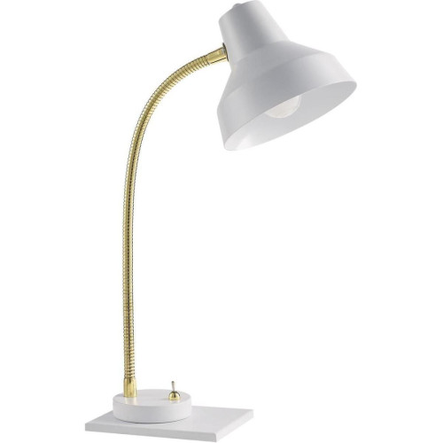 Lampe à poser en métal CHARLES Blanc  3S. x Home  - Lampe metal design