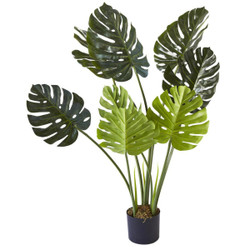 Plante artificielle a 8 feuilles