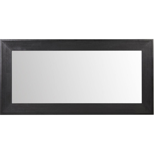Miroir rectangulaire encadrement 12cm en métal ZARA Noir  3S. x Home  - Miroir design