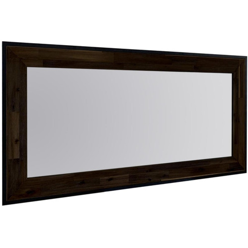 Miroir rectangulaire encadrement 12cm en métal ZARA Noir