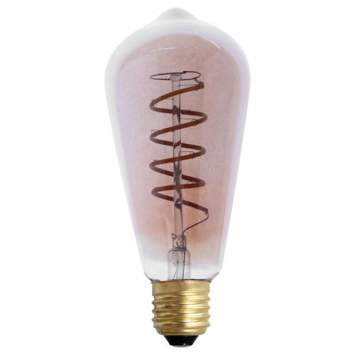 Ampoule E27 LED Rétro Verre Ambré 4W Dimmable THOMY - Deco luminaire industriel
