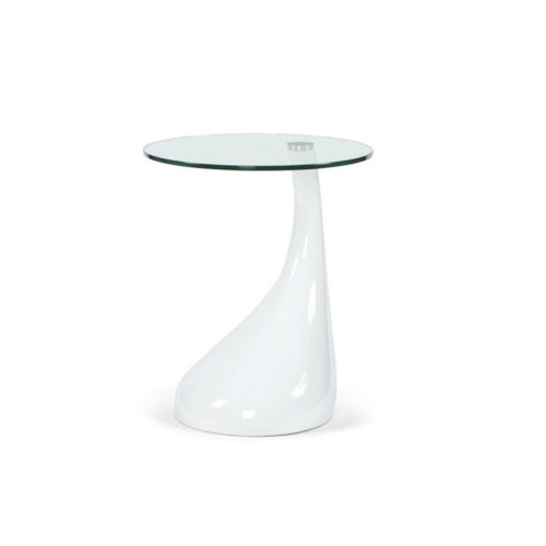 Table d'Appoint Design Snoopy Blanc