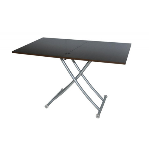 Table basse relevable extensible wenge Ella - Table design