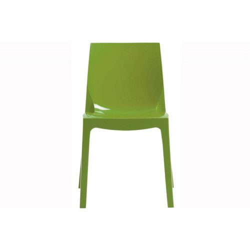 Chaise Design Verte Laquée LADY - Promos chaise