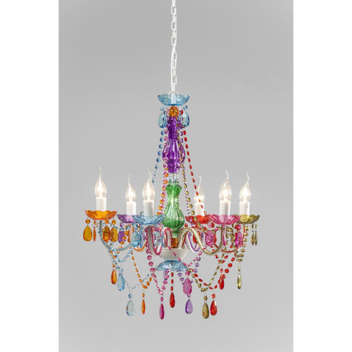 Lustre Baroque Multicolore 6 Bras Crystal - Cadeaux deco design