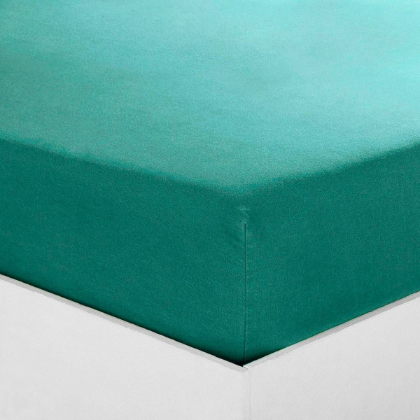 Drap-housse coton TERTIO® - Vert Émeraude