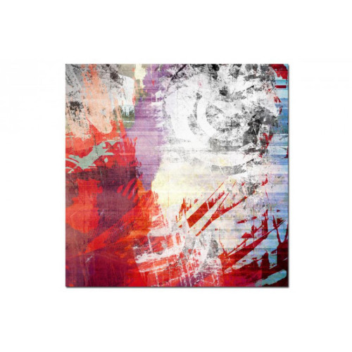 Tableau Abstrait Ton Multicolore Maya 80X80 cm