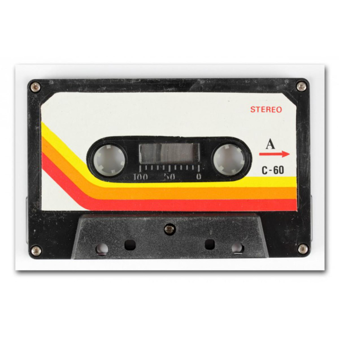 Multicolore Rétro Vintage Musique 80 s cassettes Simple Housse Couette Ensemble De Literie 