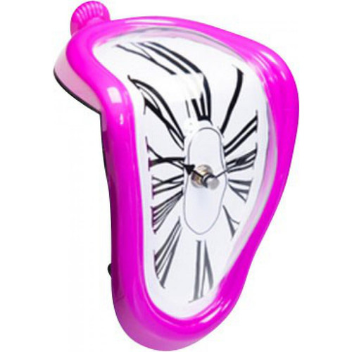 Horloge de Table Déformée Rose - Kare design deco deco luminaire