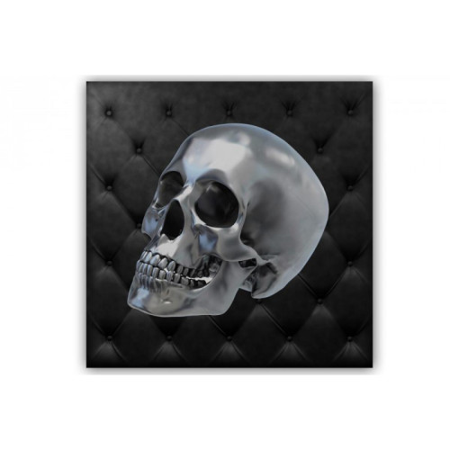 Tableau Rock'N'Roll Crâne 50X50 cm