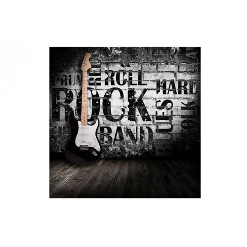 Tableau Rock Guitare Ambiance 50X50 cm - Tableau enfant