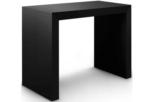 Table Console Extensible Noir carbone 250cm CHICAGO - Consoles Extensible
