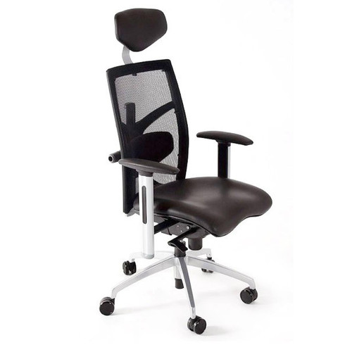 Chaise de bureau noire Michal