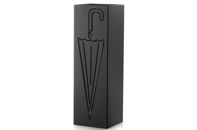 Porte parapluie noir en métal Jolande