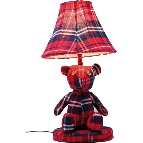 Lampe de table rouge en polyester Renée - Kare design deco deco luminaire