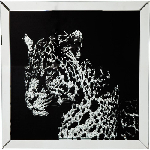 Tableau Frame Mirror Leopard