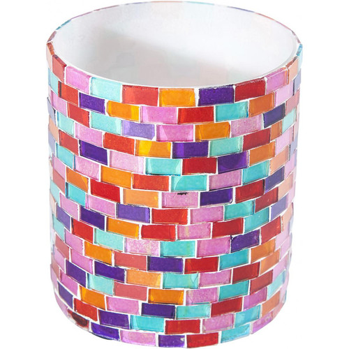 Photophore Brick Multicolore - Cadeaux deco design