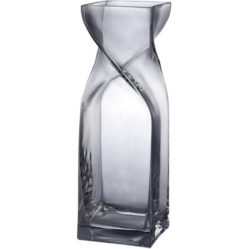 Vase torsadé en verre H. 35 cm