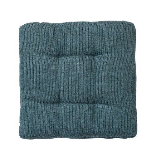 Galette de chaise bleu en polyester 42x42 DIOSA  becquet  - Housse de canape