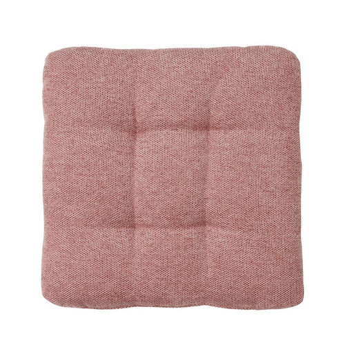 Galette de chaise rose vieux rose en polyester 42x42 DIOSA  - becquet - Becquet meuble & déco