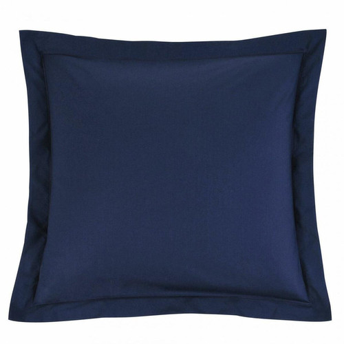 Taie d'oreiller polycoton TERTIO® - Bleu Indigo 3S. x Tertio (Nos Unis)  - Chambre lit