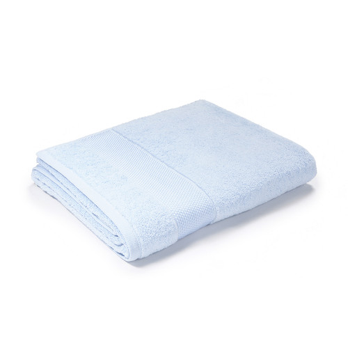 Drap de bain MIAMI en coton  600g/m² Bleu Ciel Cogal  - Serviette draps de bain
