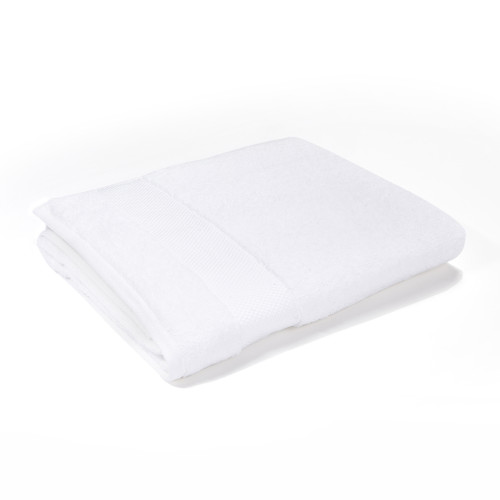 Serviette de bain MIAMI blanc 600g/m²  Cogal  - Serviette draps de bain