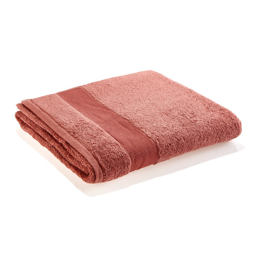 Serviette de bain MIAMI  rose foncé 600g/m²  - Cogal - Serviette draps de bain