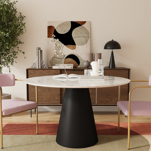 Chaise de salle à manger tapissée en velours Barbara rose clair POTIRON PARIS  - Chaise rose design